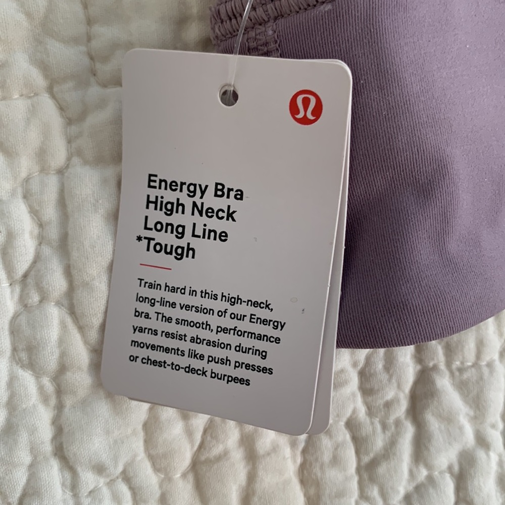 Lululemon High Neck Energy Bra *Tough - Picture 4 of 5